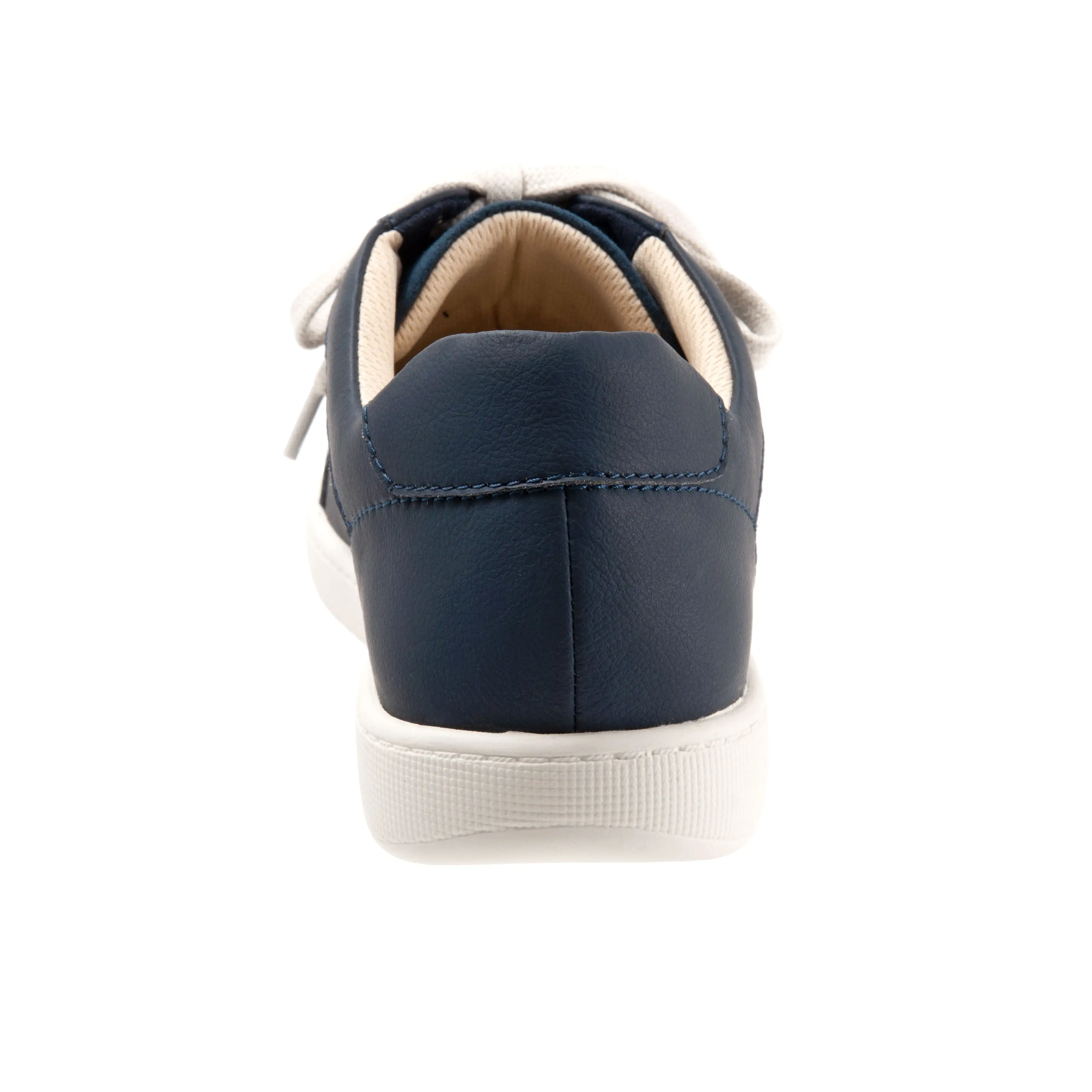 Adore Navy Leather Lace-up Casuals