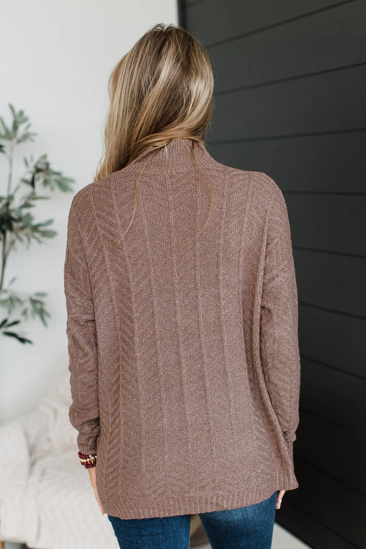 Already Spoken For Knit Sweater- Dark Mocha