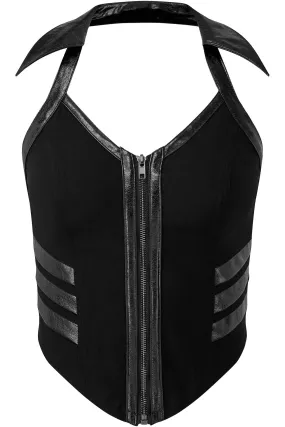 Anita Ammo Black Halter Top