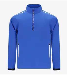 AQUA SHIELD 1/4 ZIP RAIN JACKET - BLUE