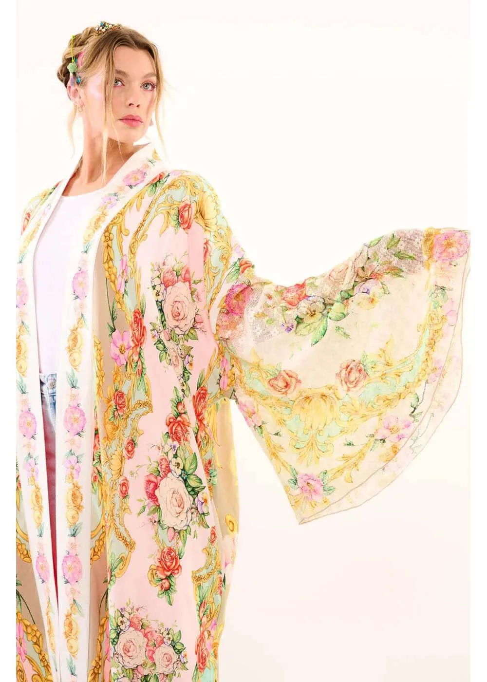 Aratta Birth Of Venus Kimono Multi