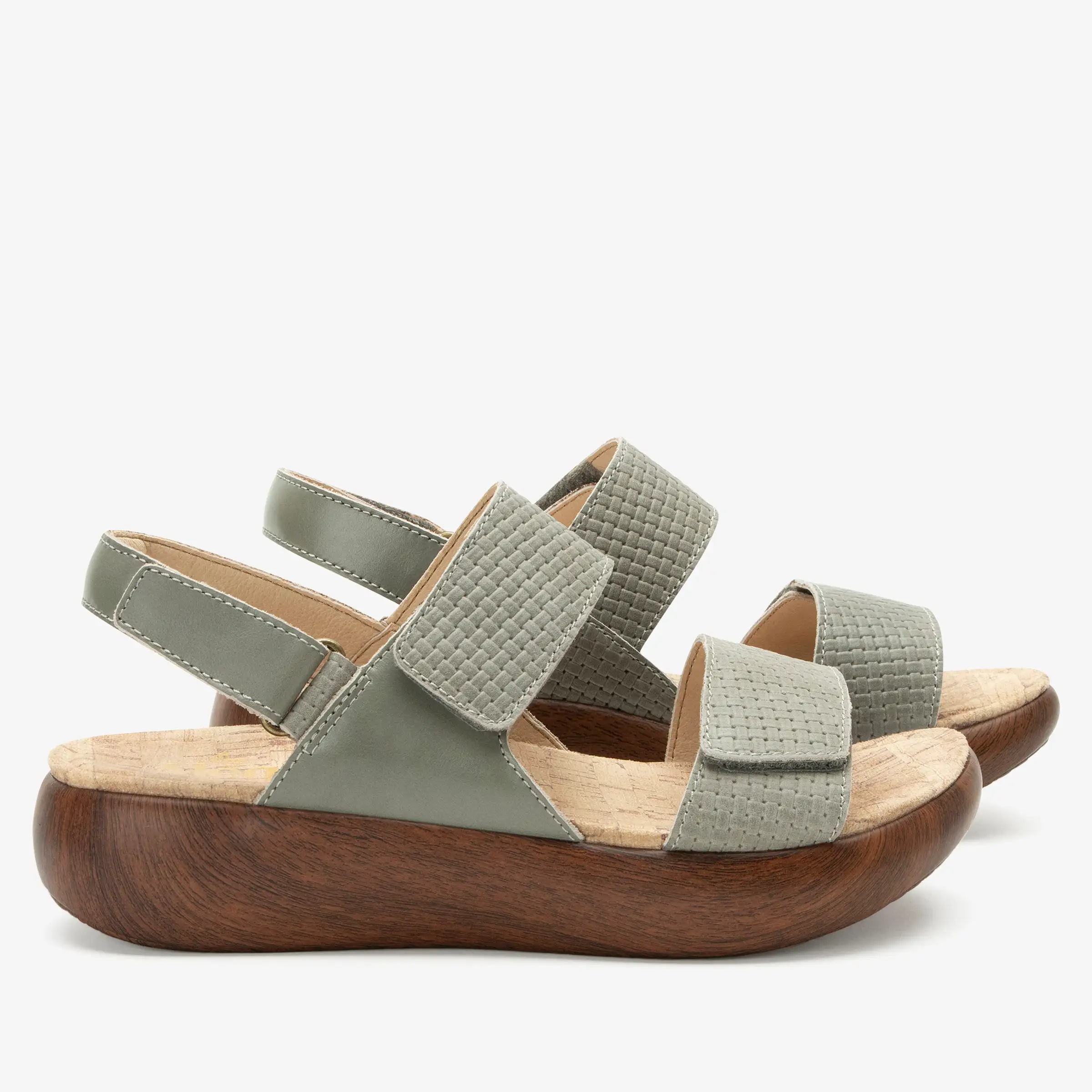 Bailee Woven Sage Sandal