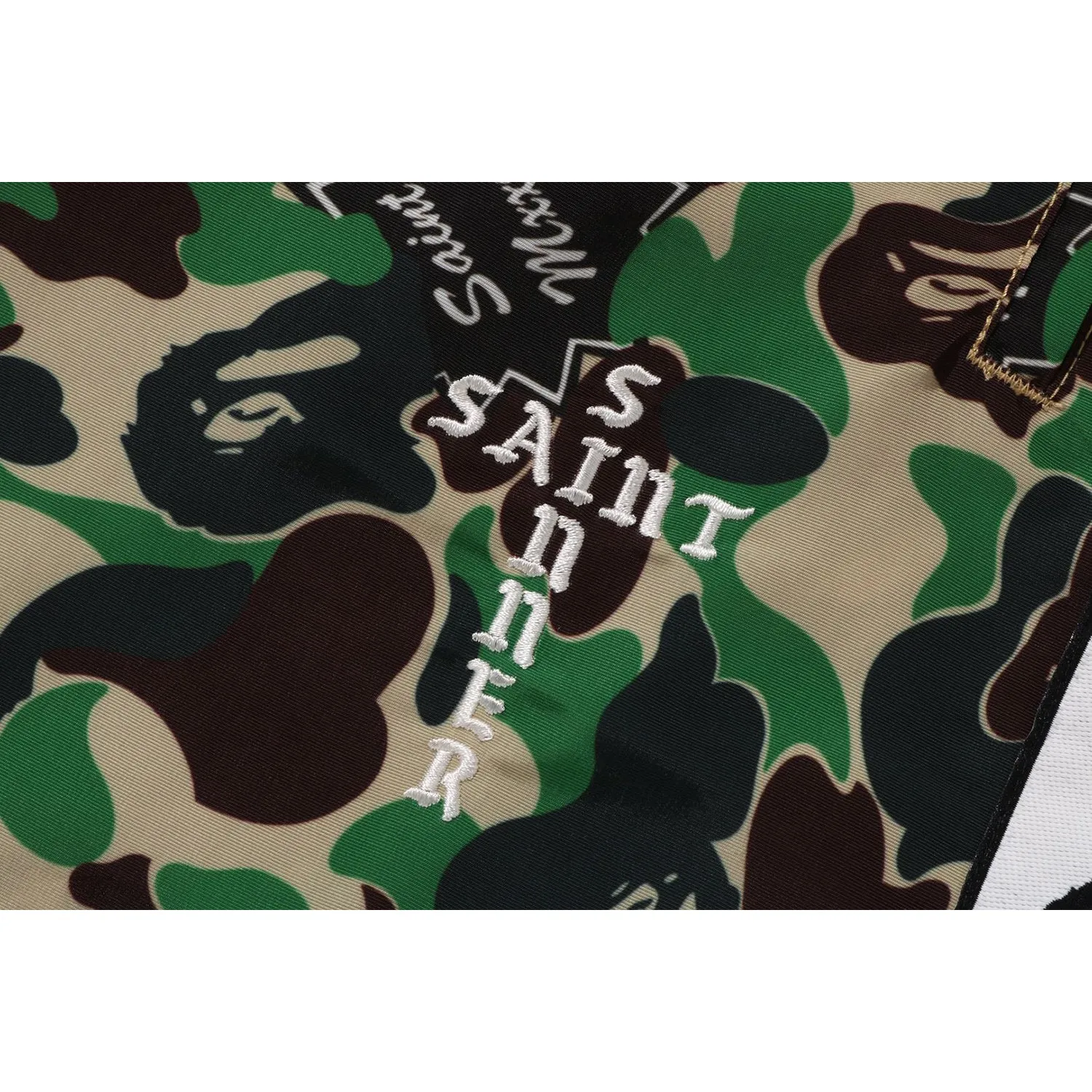 BAPE X SAINT MXXXXXX ABC CAMO TRACK PANTS MENS