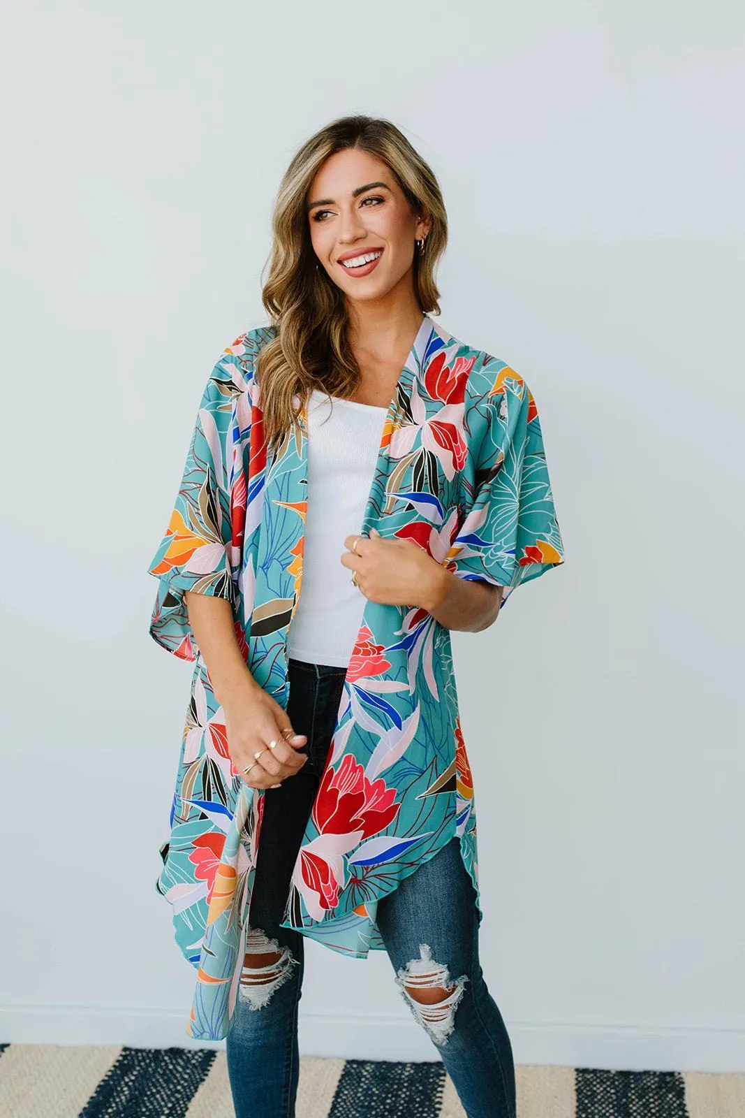 Bird of Paradise Kimono - On Hand