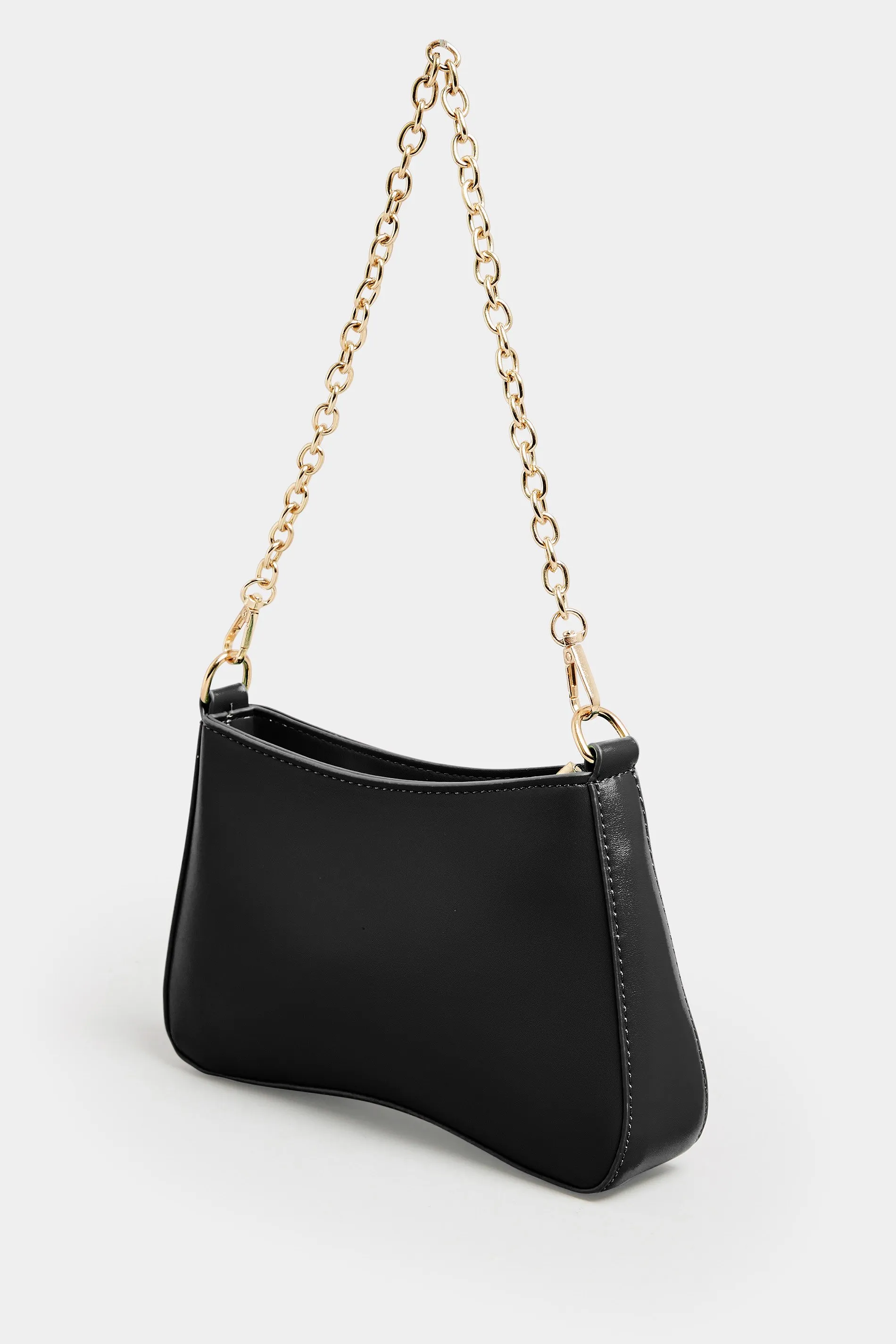 Black Detachable Chain Shoulder Bag