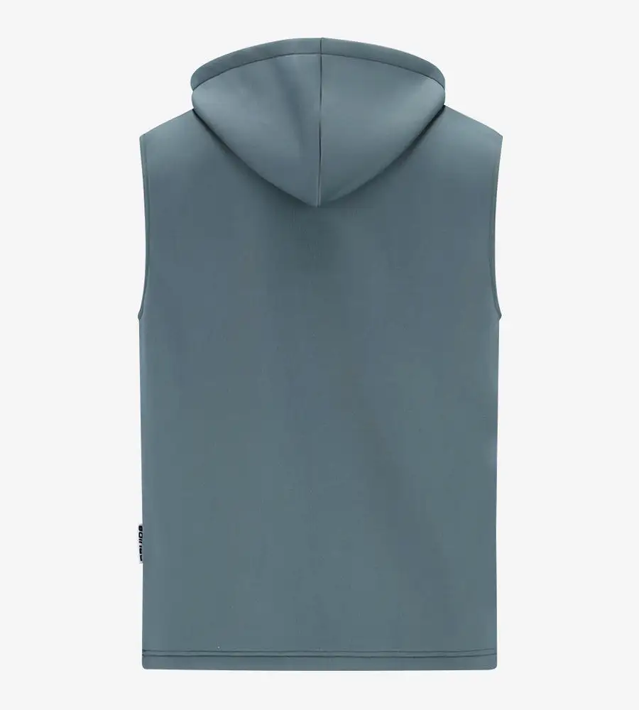 BLAZE SLEEVELESS HOODIE - SAGE