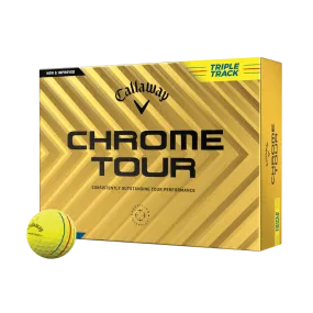 Callaway Chrome Tour Triple Track Yellow Dozen