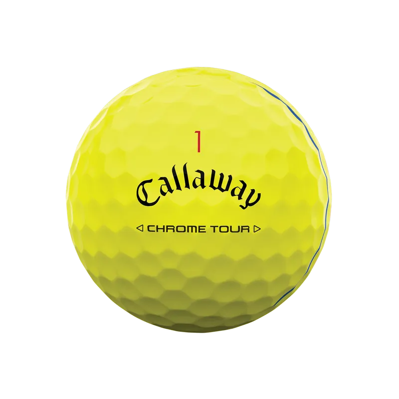 Callaway Chrome Tour Triple Track Yellow Dozen