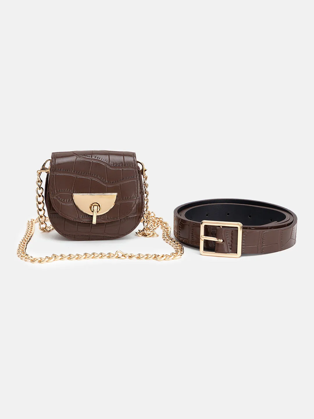 Chain Belt With Mini Bag