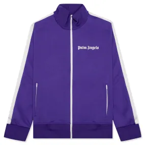 Classic Track Jacket - Purple/White