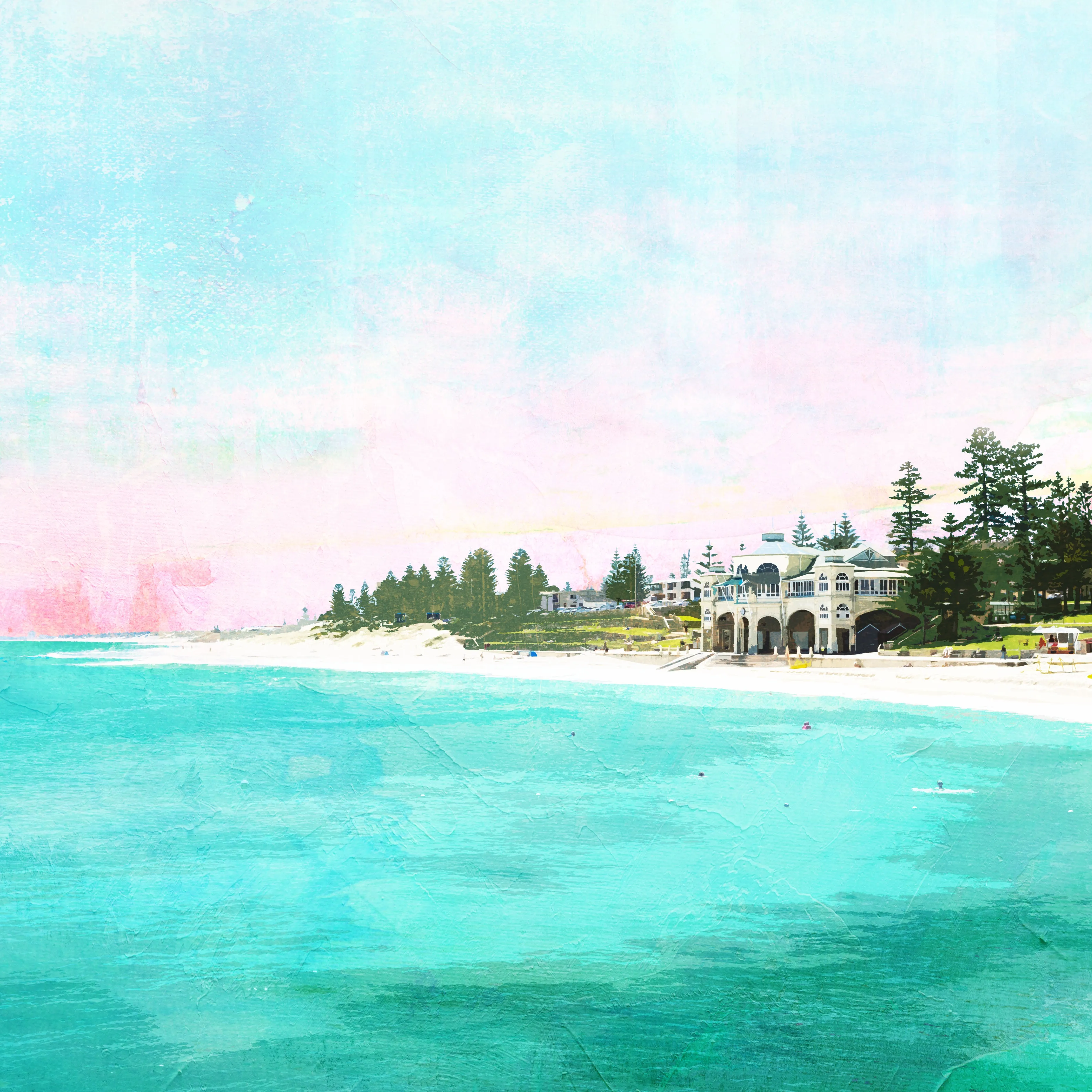 Cottesloe Beach Notecard