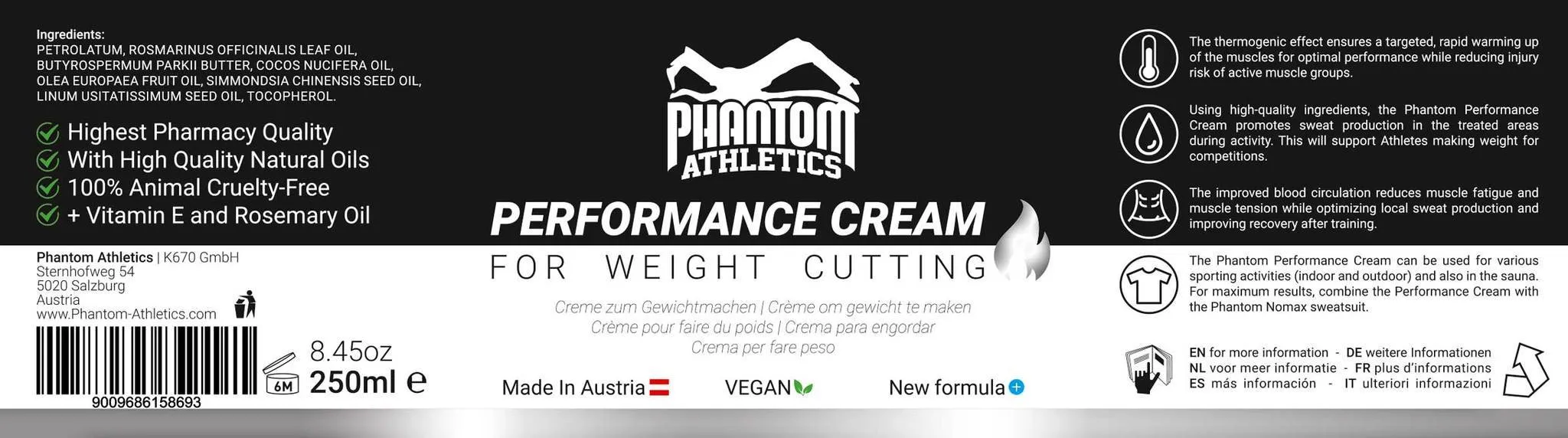 Crema pentru Slabire Phantom Performance