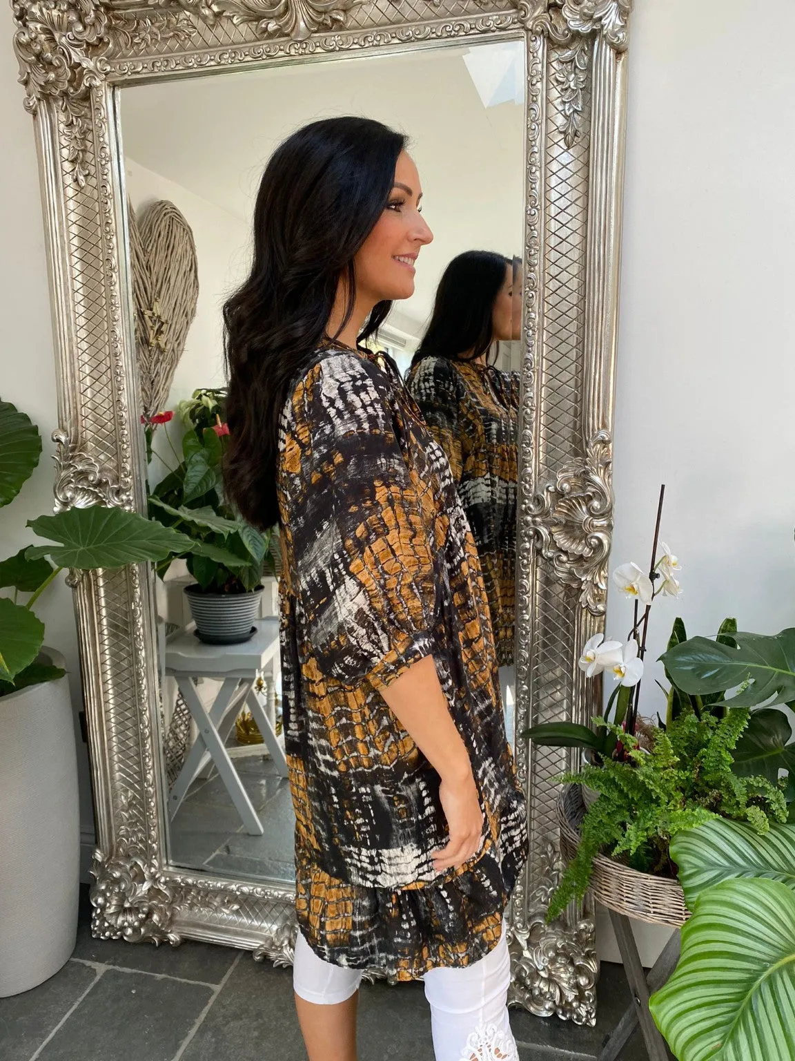 Croc Print Tunic Jordyn