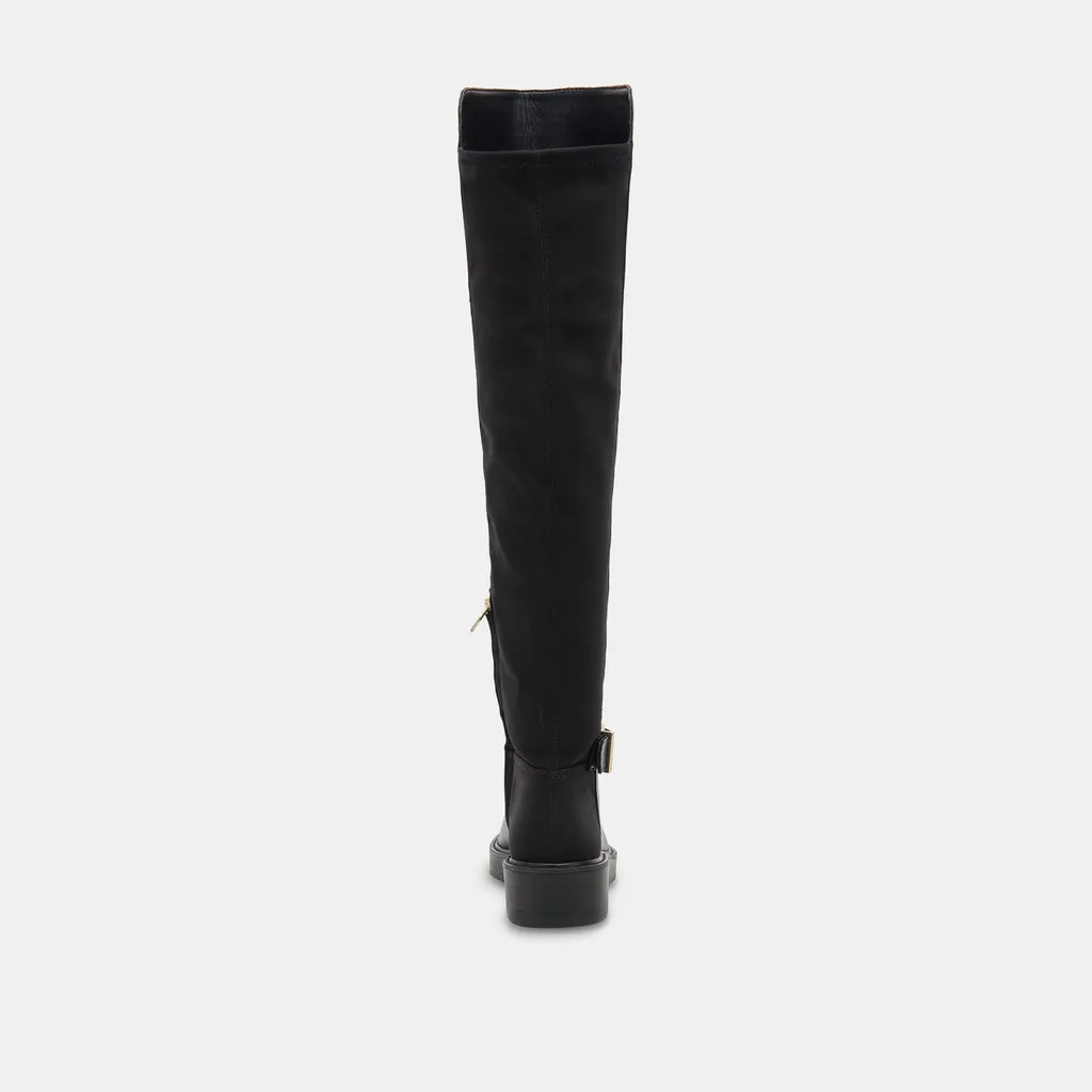 Ember Boots Black Leather | Black Leather Over-The-Knee Boots– Dolce Vita 6950764576834