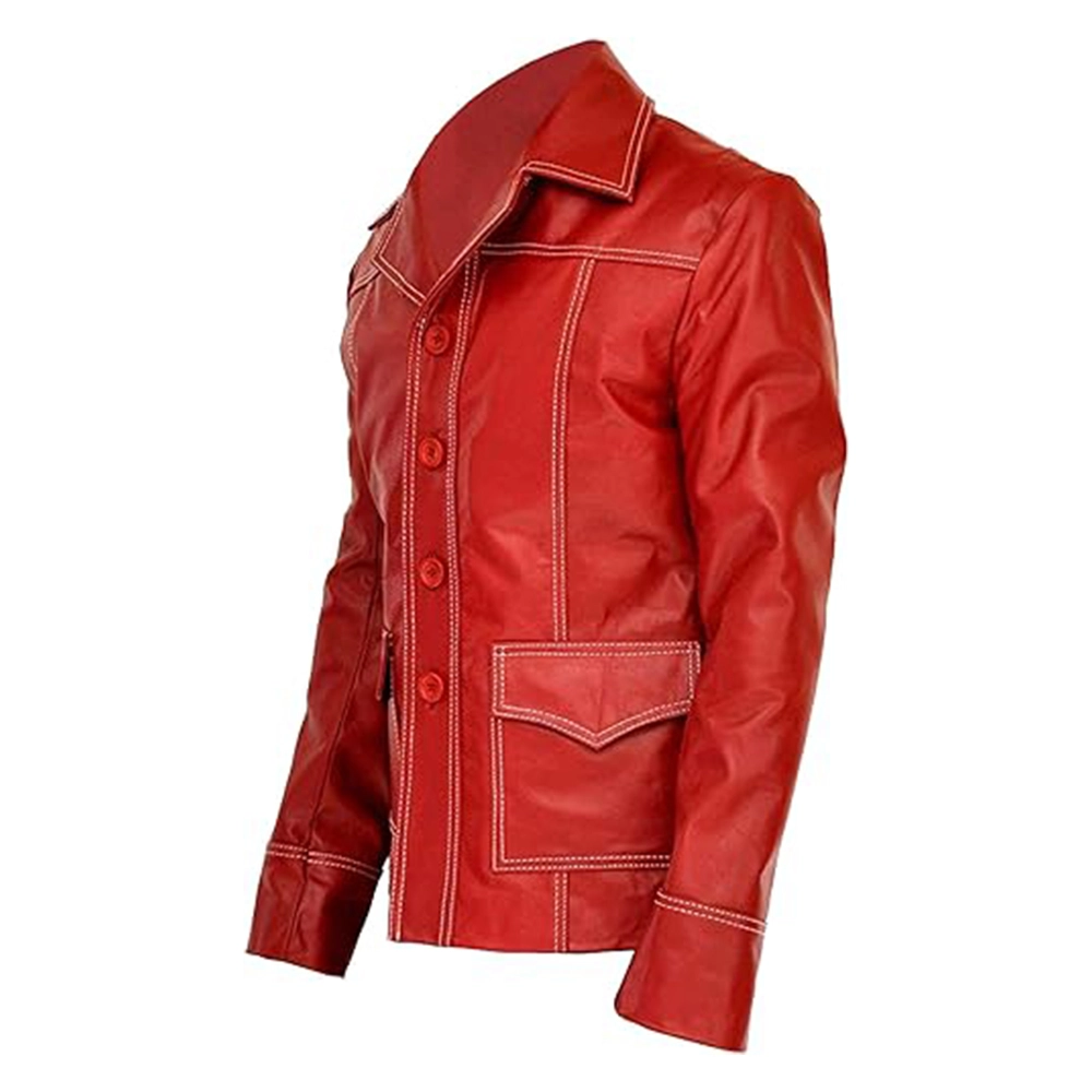 Fight Club Jacket | Tyler Durden Red Jacket