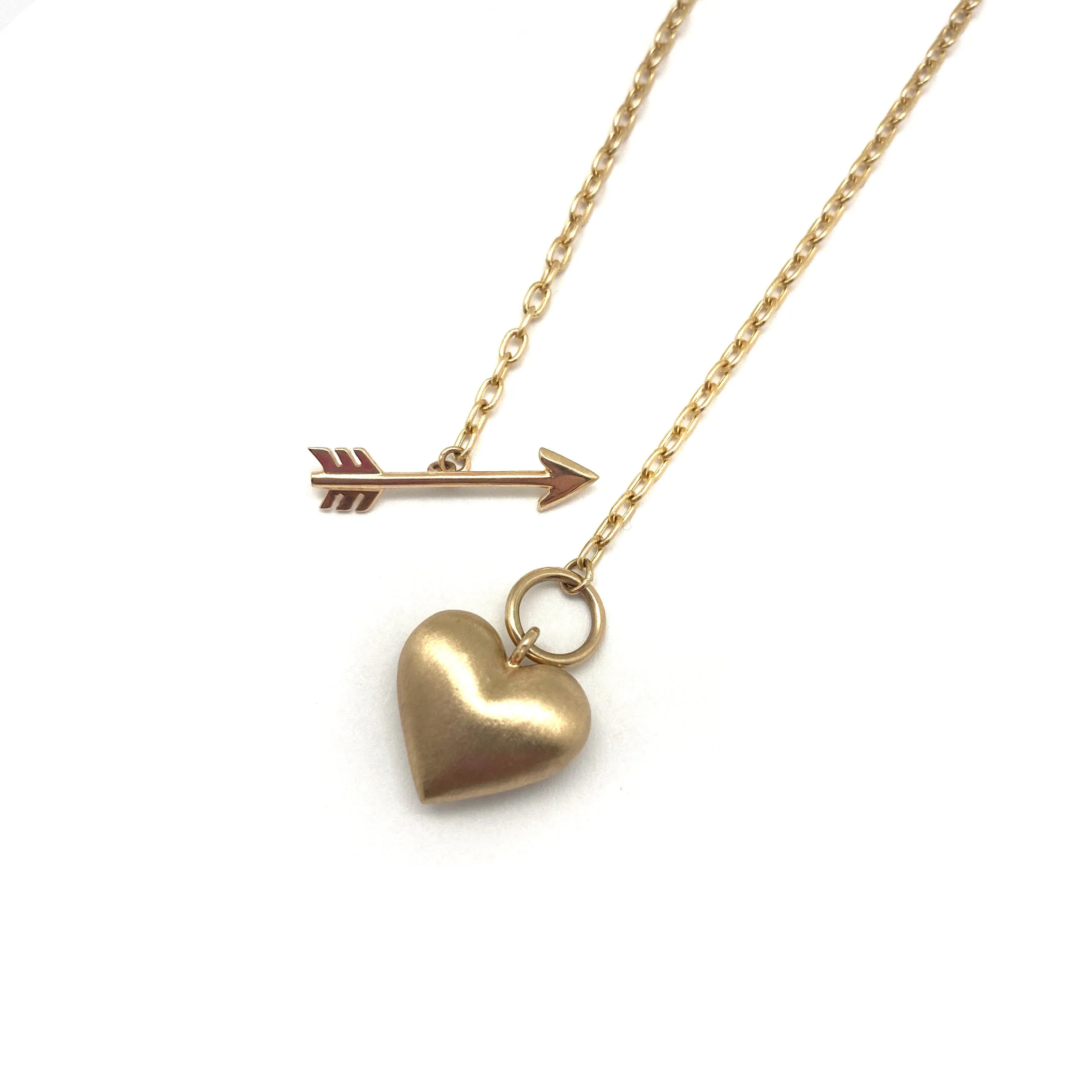 Heart and Arrow Toggle Pendant