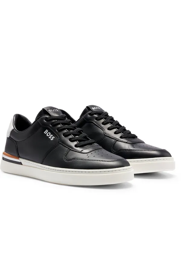 Hugo Boss Clint Leather Sneaker Black