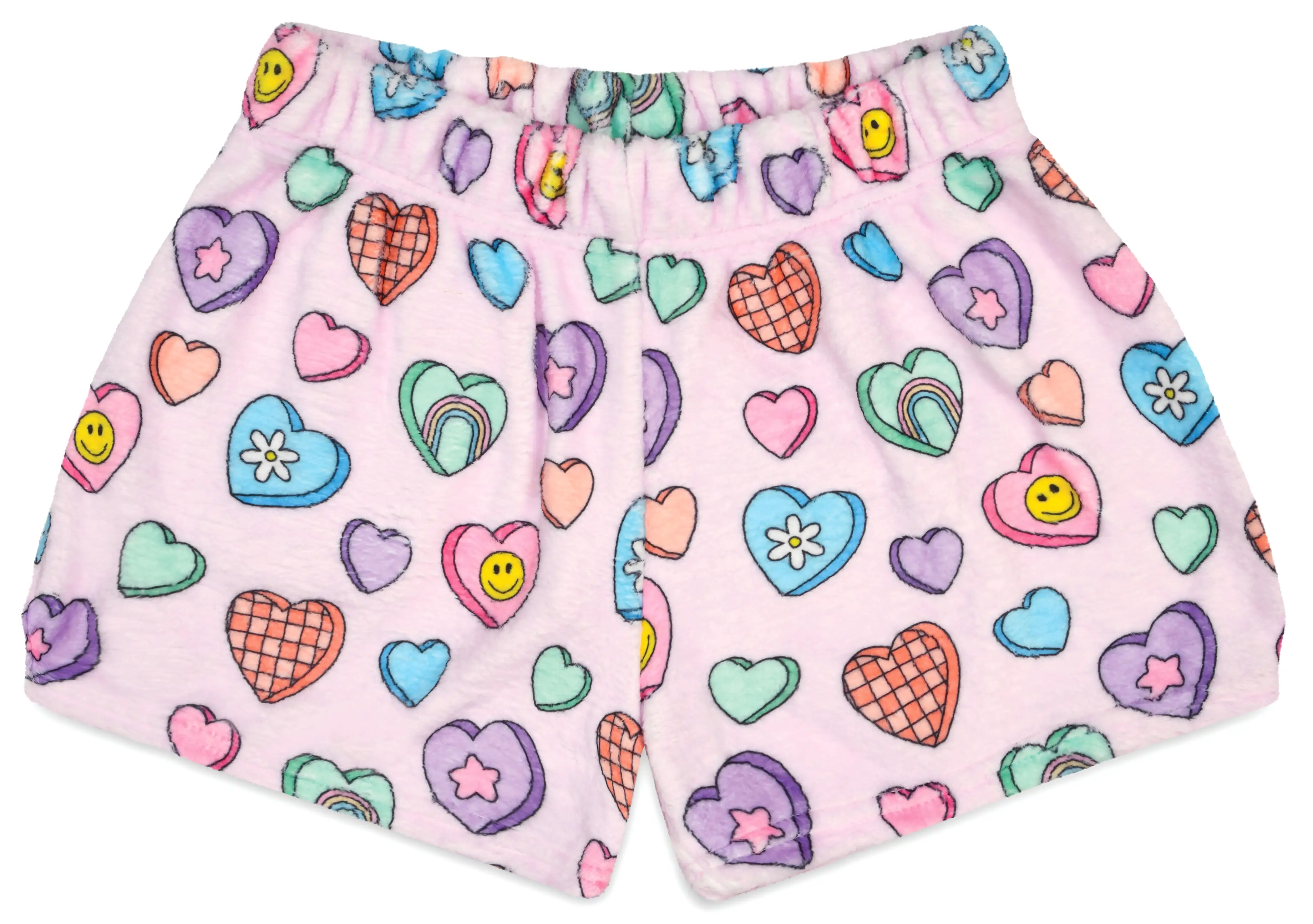 Iscream Candy Hearts Plush Shorts