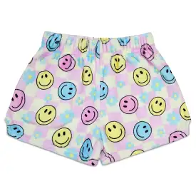 Iscream Happy Check Plush Shorts