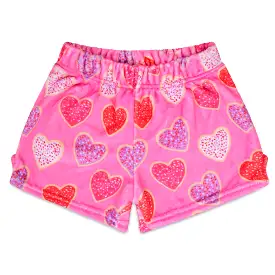 Iscream Heart Cookies Plush Shorts