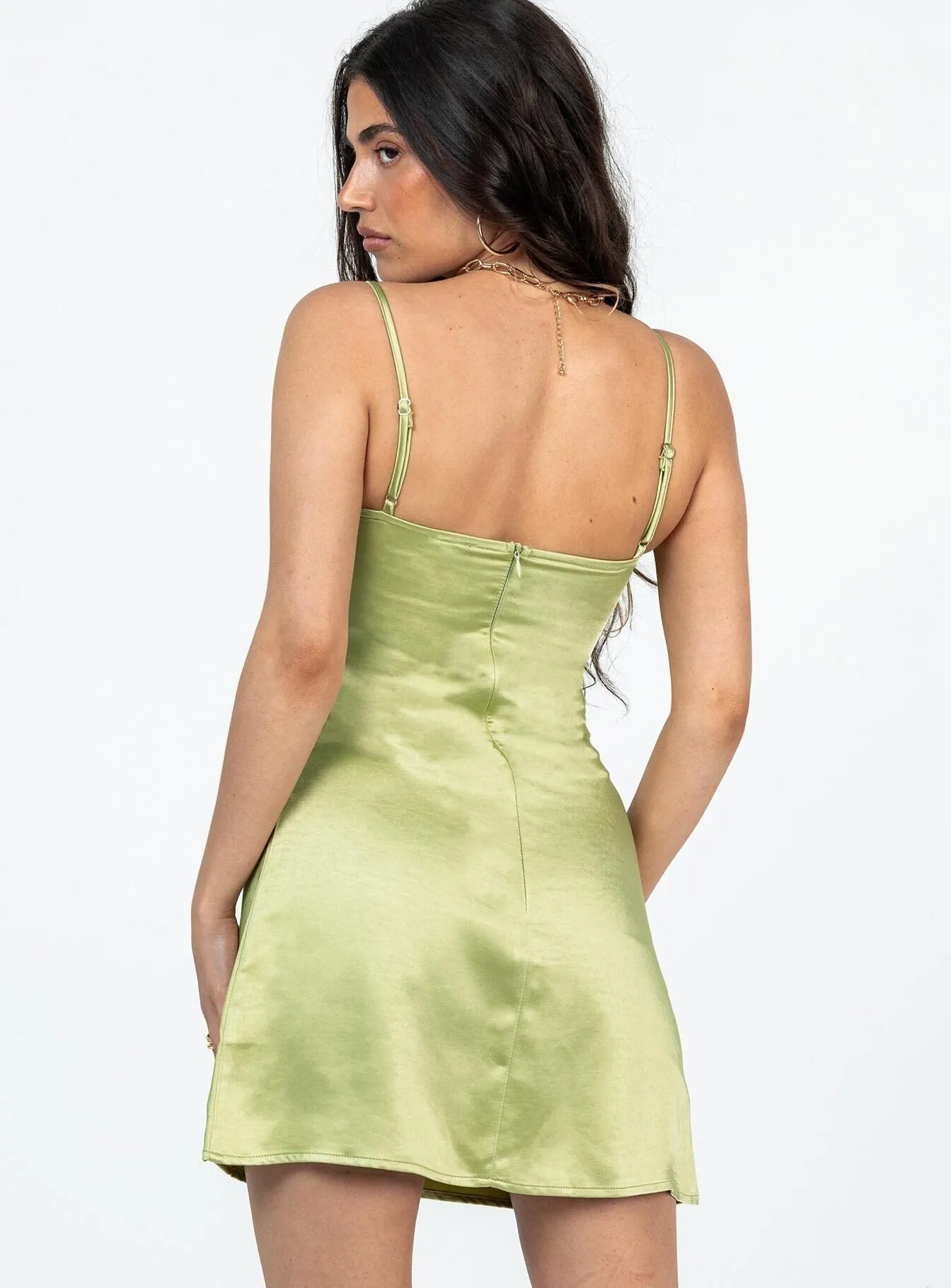 Kenzie Mini Dress Green Petite