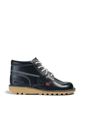 Kickers Kick Hi Navy Full Grain Leather