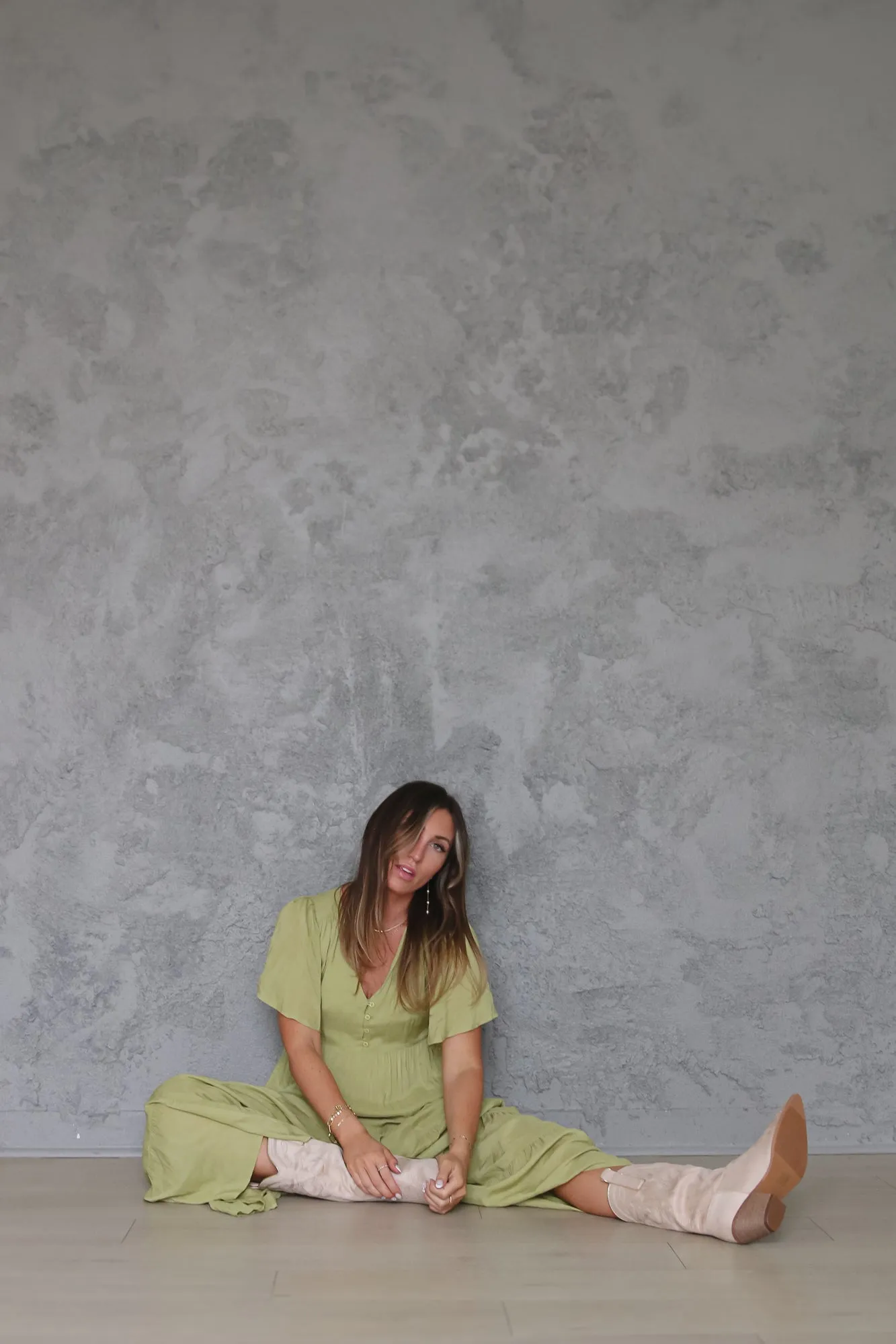 LayLay Maxi Dress in Pistachio Green