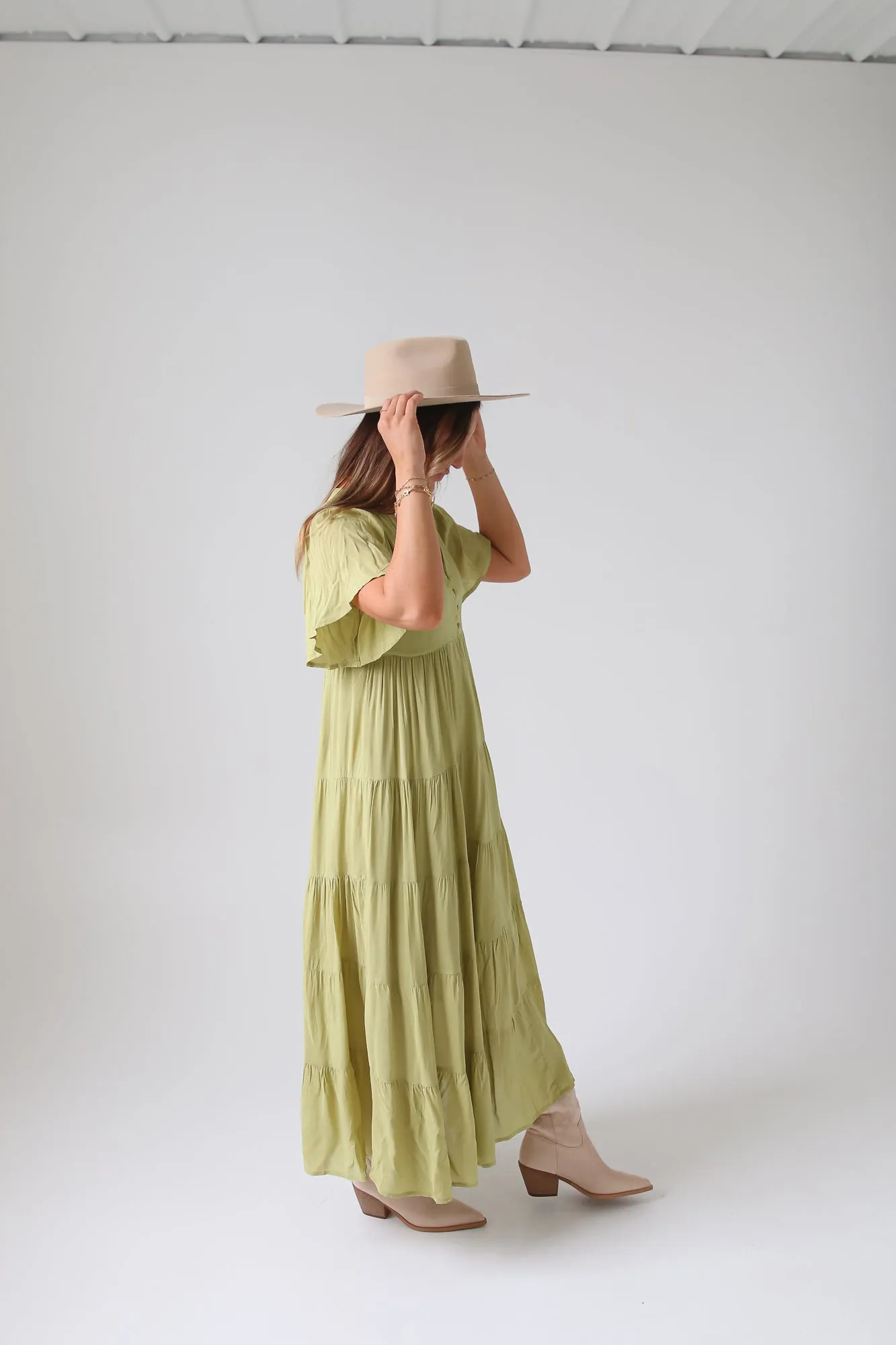 LayLay Maxi Dress in Pistachio Green