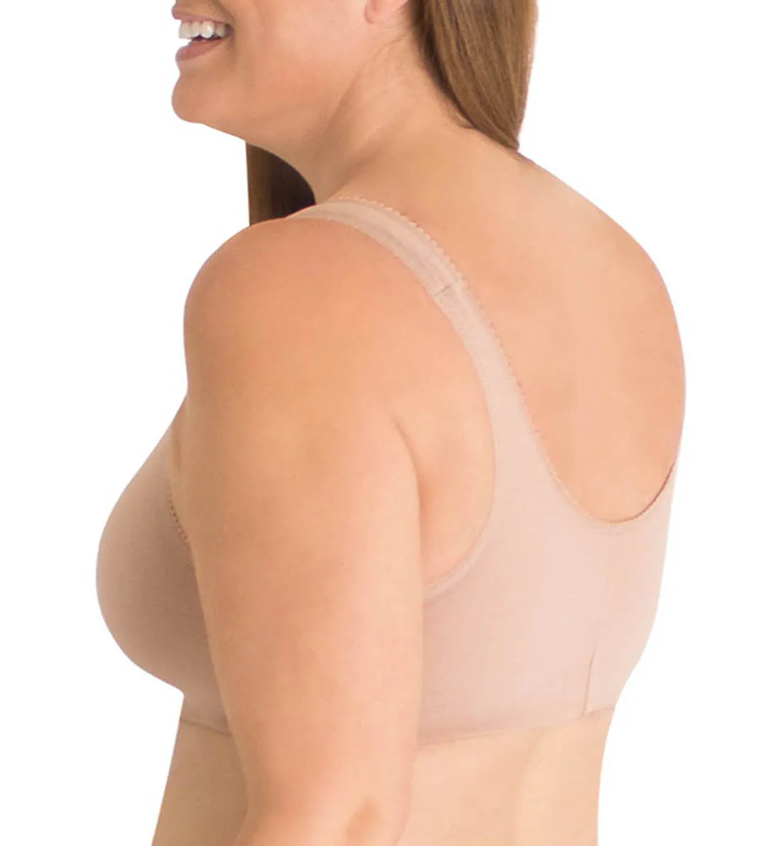 Leading Lady Meryl Cotton Front Closure Bra (110) - Warm Taupe