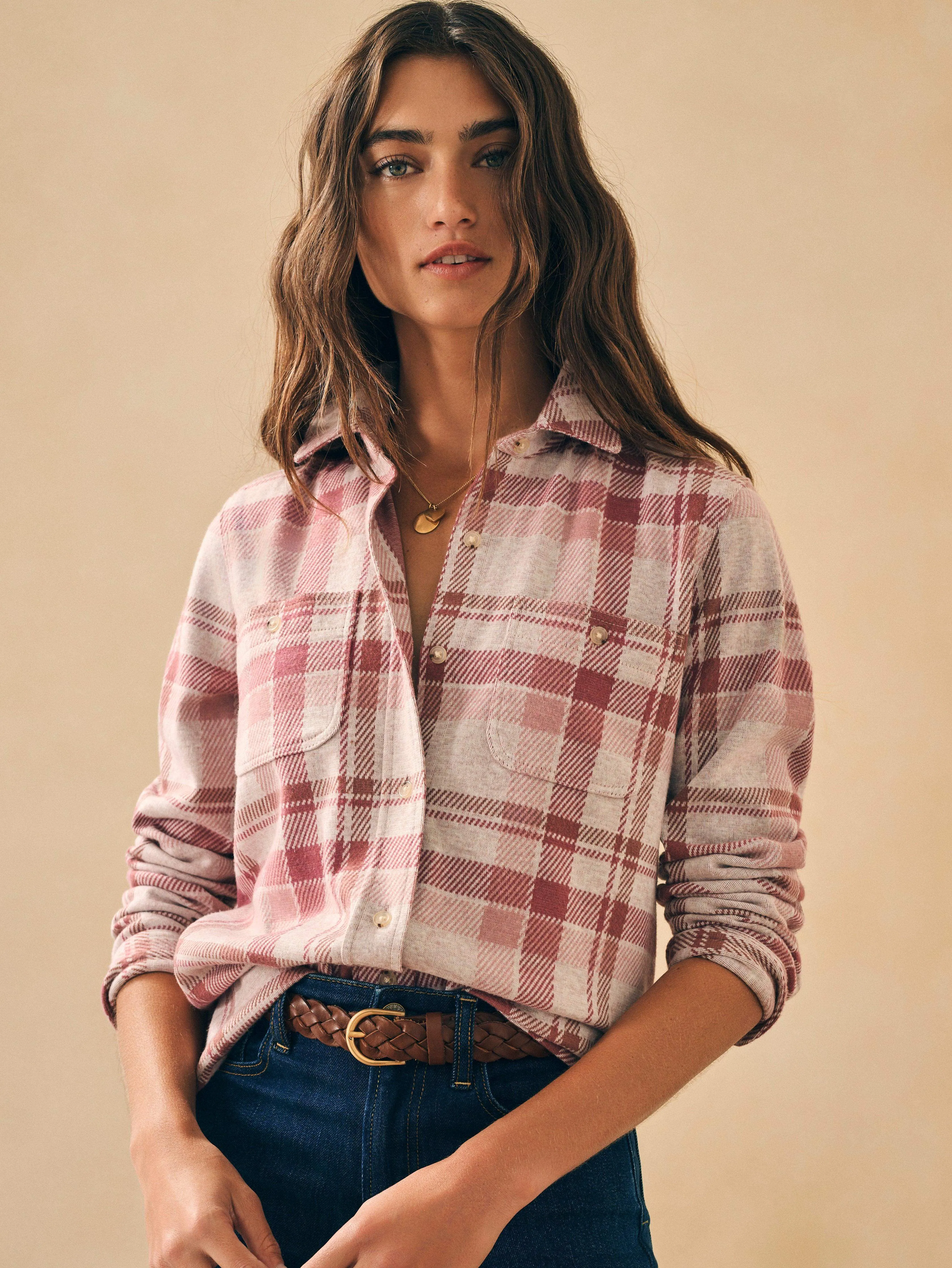 Legend Sweater Shirt - Amelia Plaid