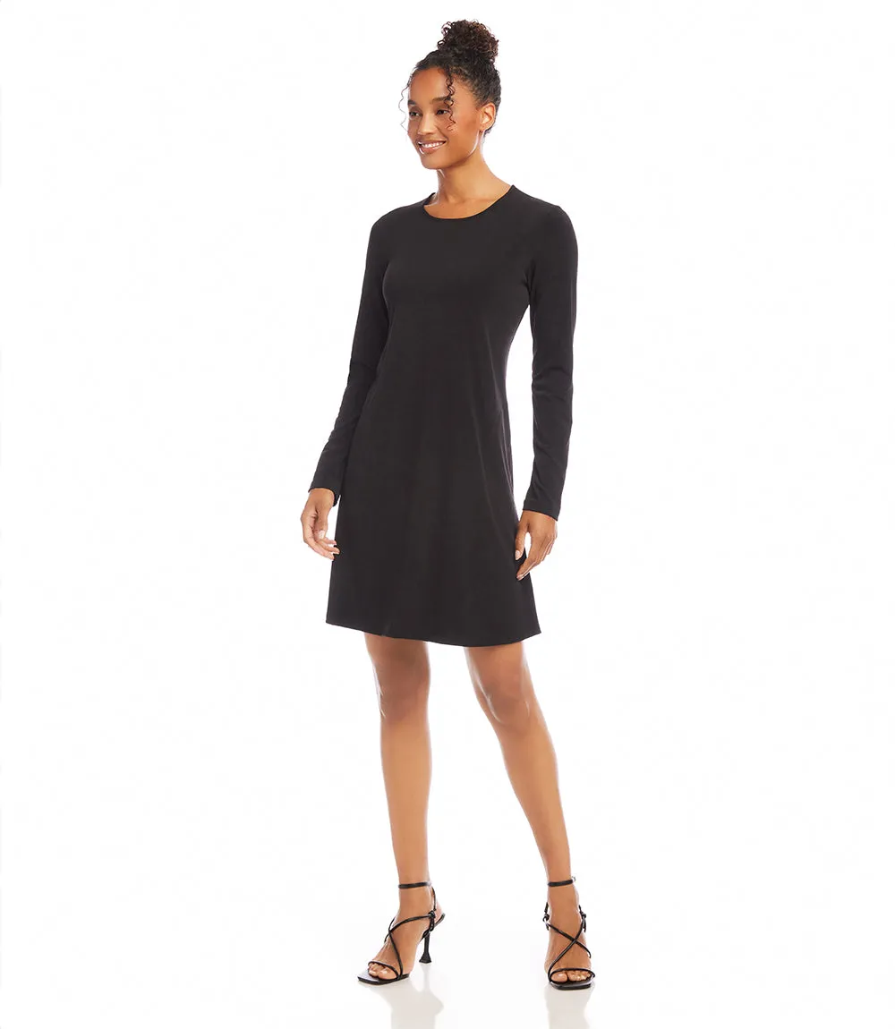 Long Sleeve Travel Jersey Dress