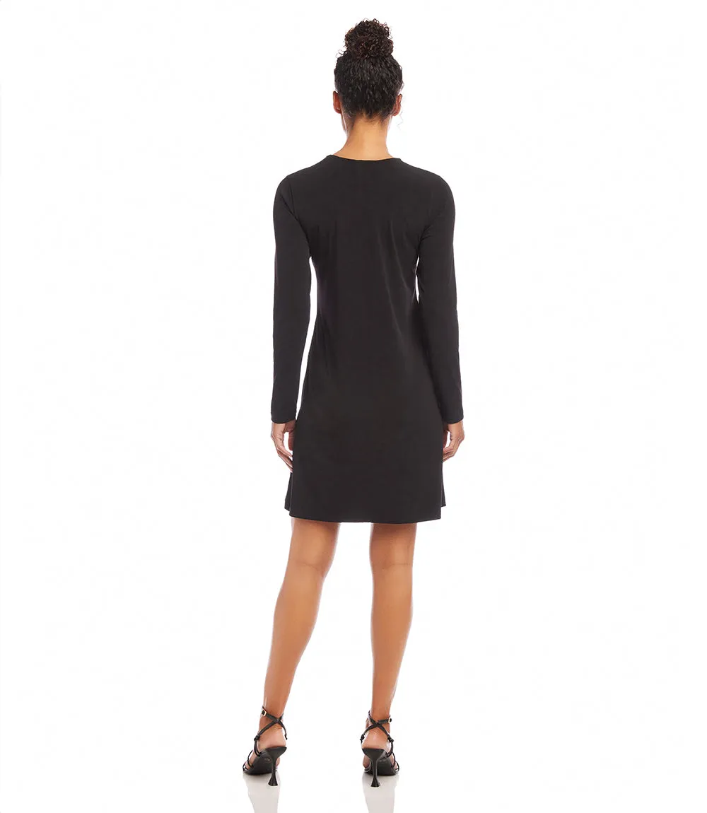 Long Sleeve Travel Jersey Dress