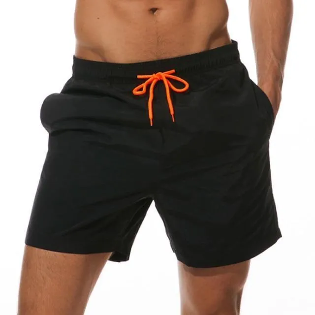 Luminous Beach Shorts With Drawstring