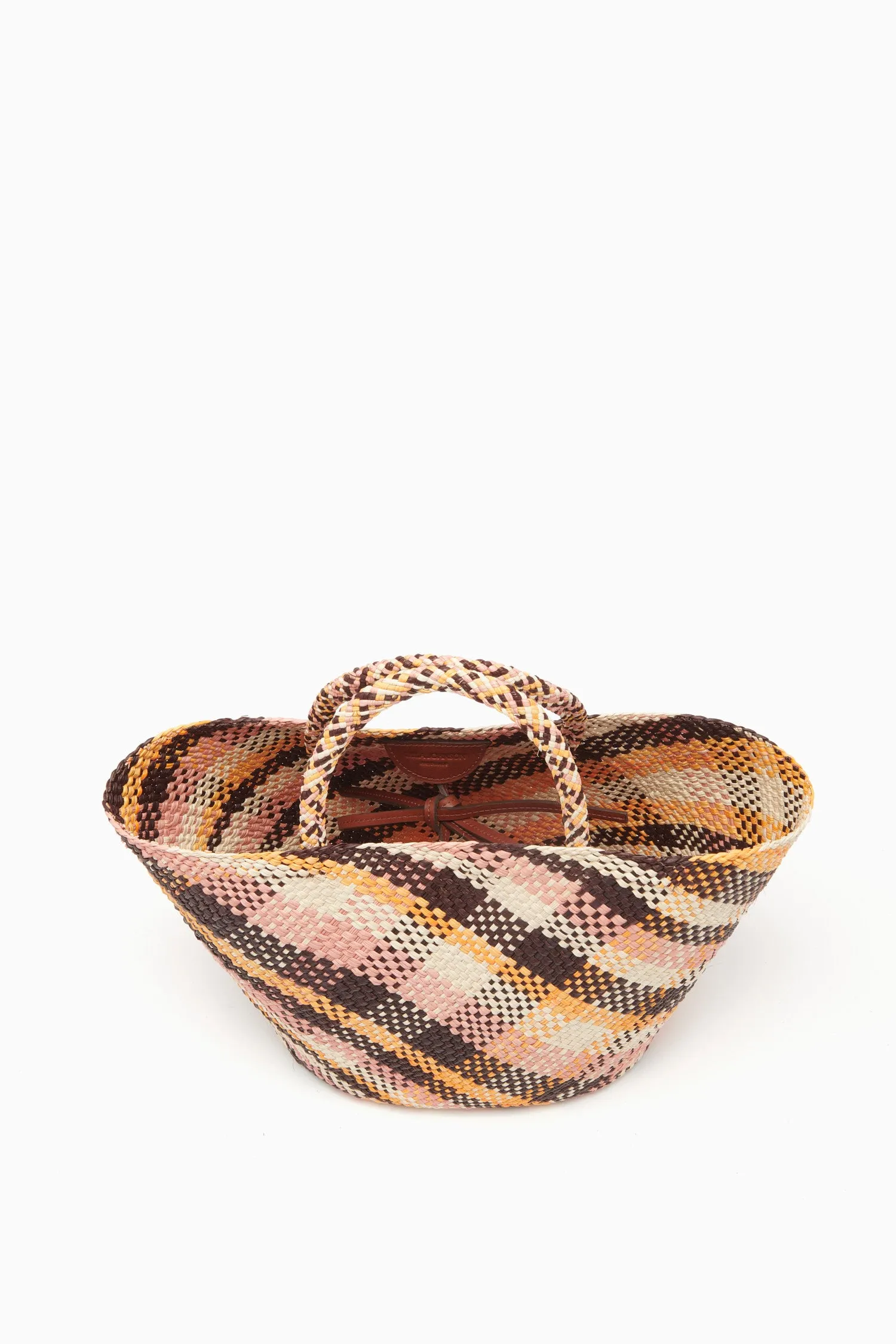 Mariana Small Basket Tote - Madras