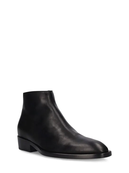 Mattia Capezzani   Bandolero leather boots 