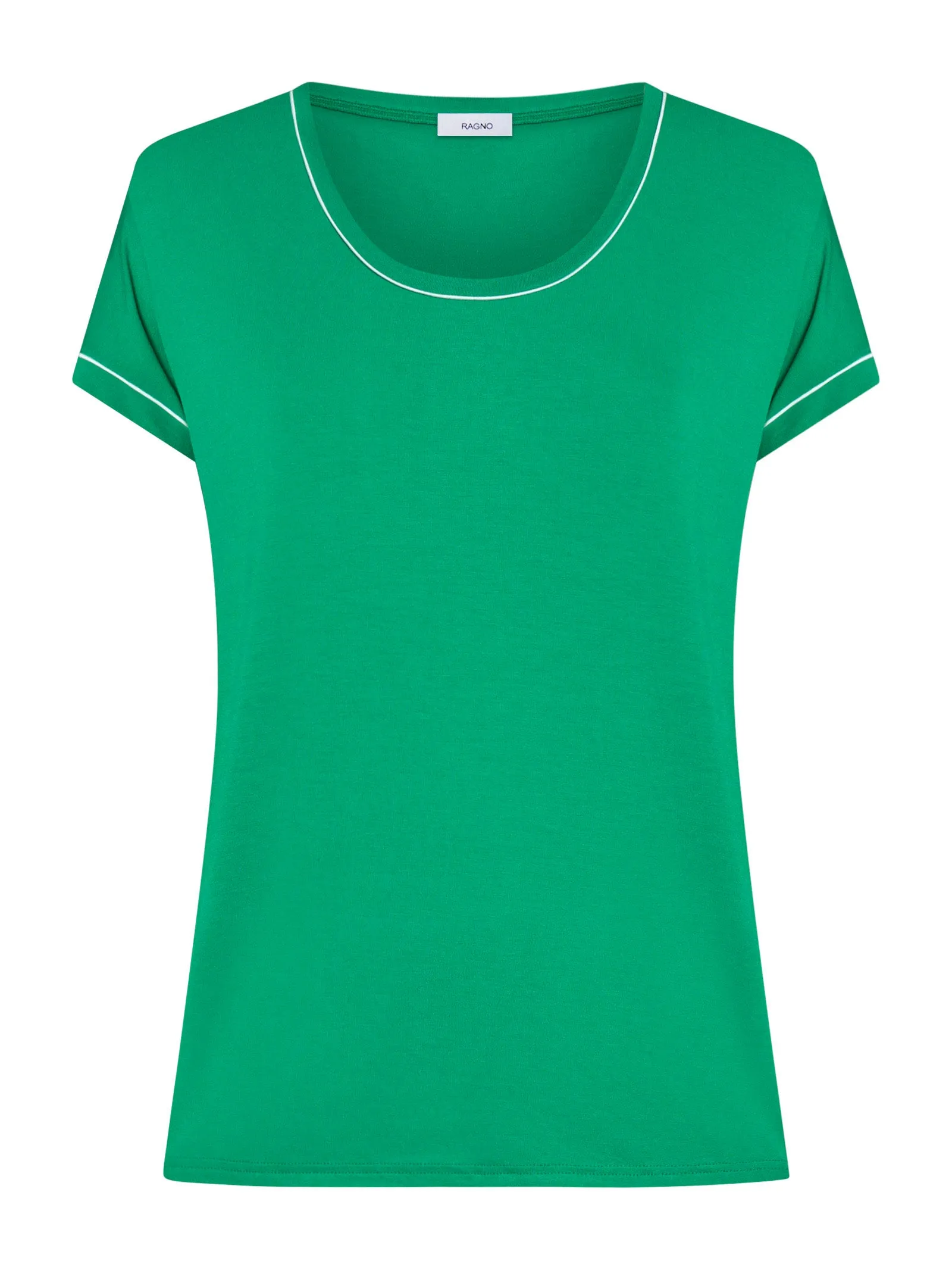 Maxi T-shirt girocollo in Viscosa Summer - Bright Green