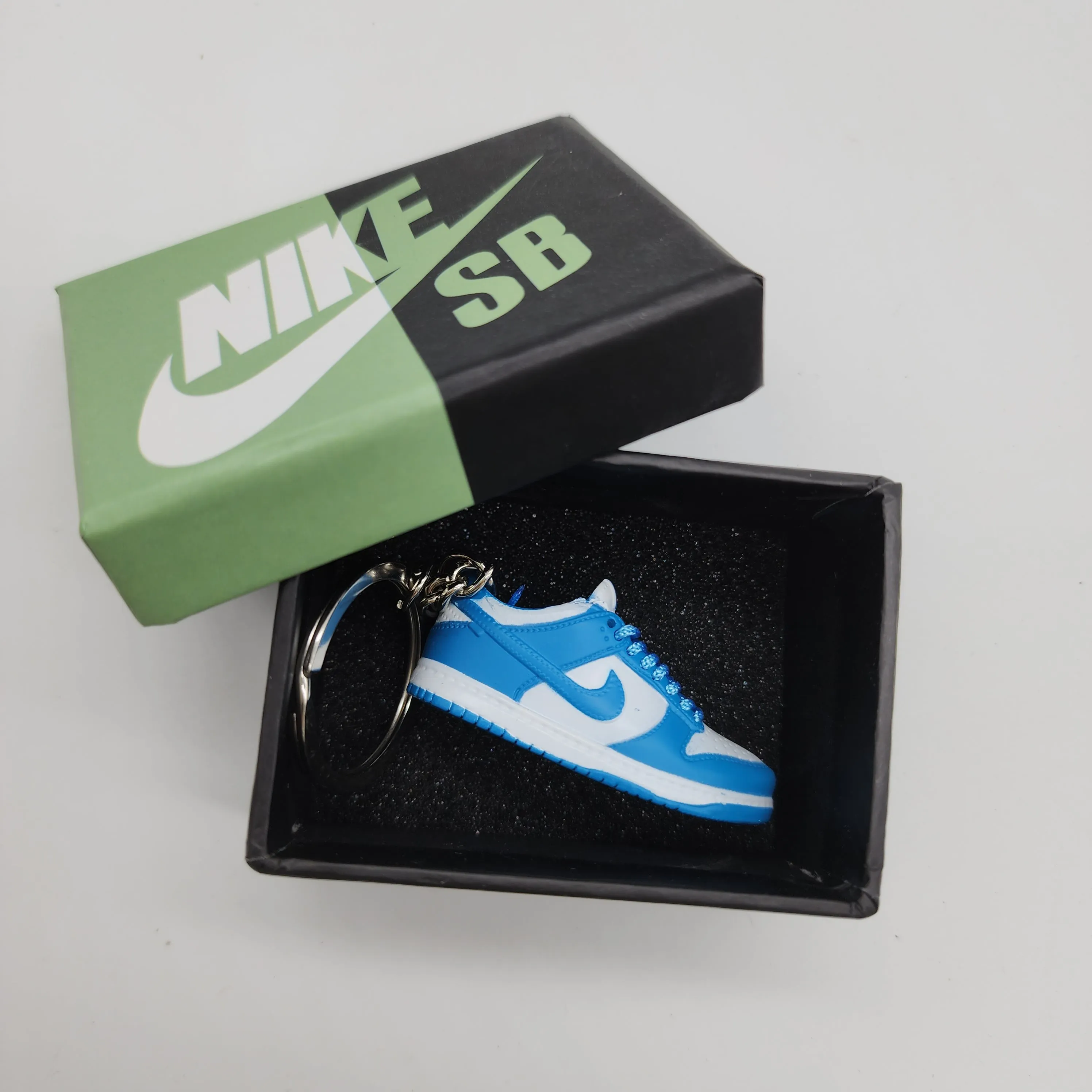 Mini Sneaker Keyring- Dunk (Blue/White)