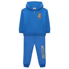 Moschino Sets&Outfits Sweater Track Logo Blue