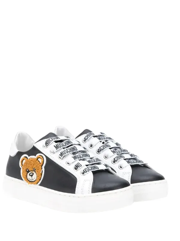 Moschino Sneaker Bear Logo Lace Black