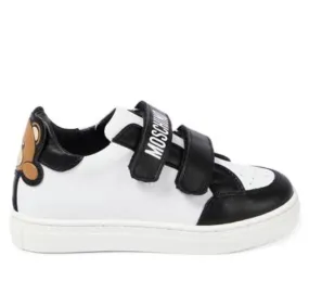 Moschino Sneaker Teddy Logo Strap White