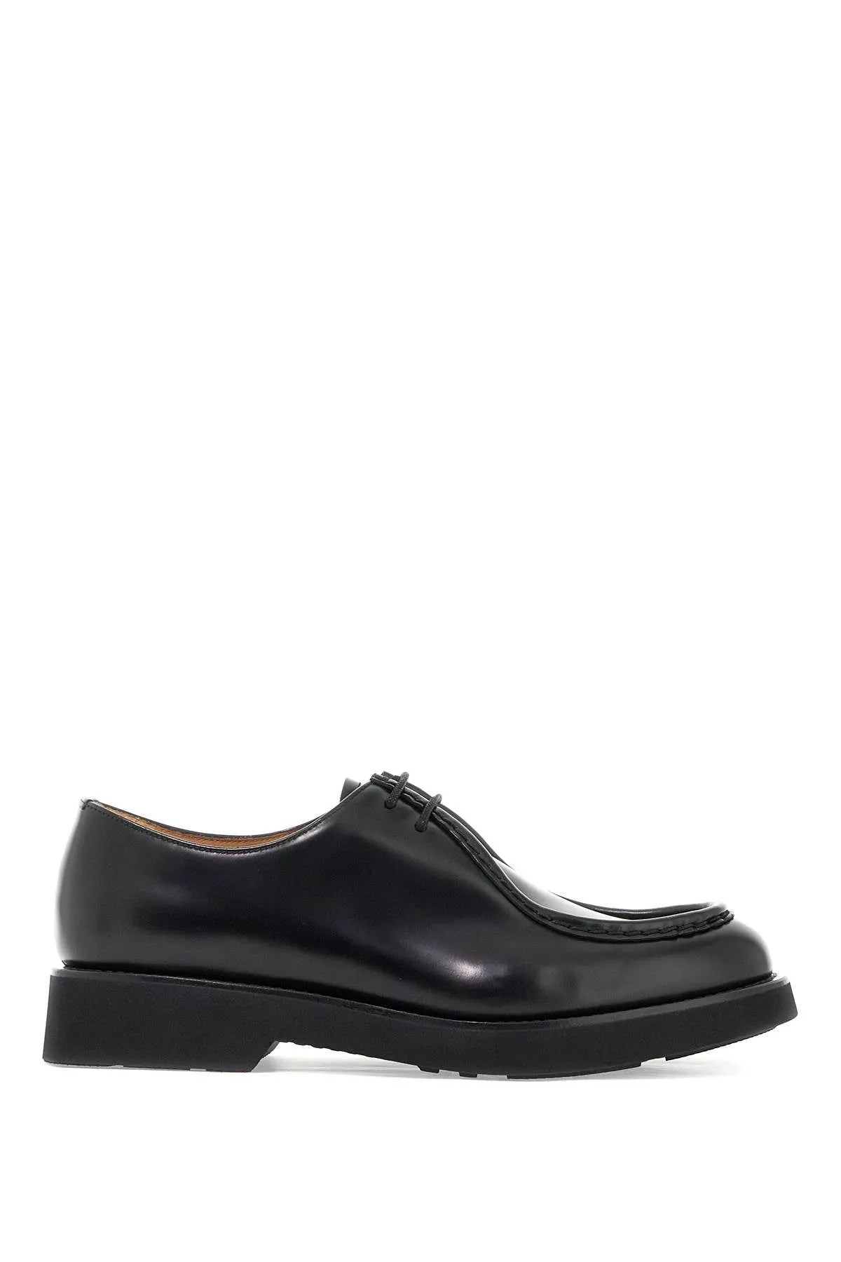 nelly brushed leather lace-up DE0266 9SN BLACK