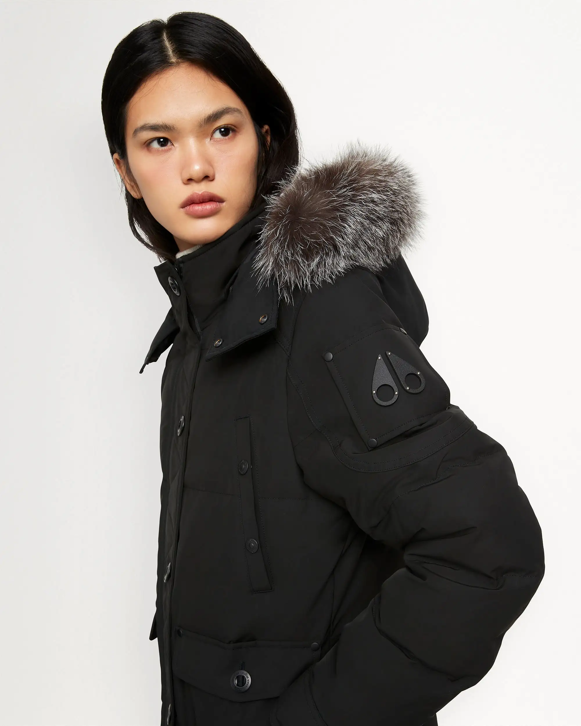 ONYX ANGUILLE JACKET SHEARLING