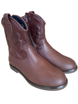 (P1713) Mid Brown Boots -  Pinocchio