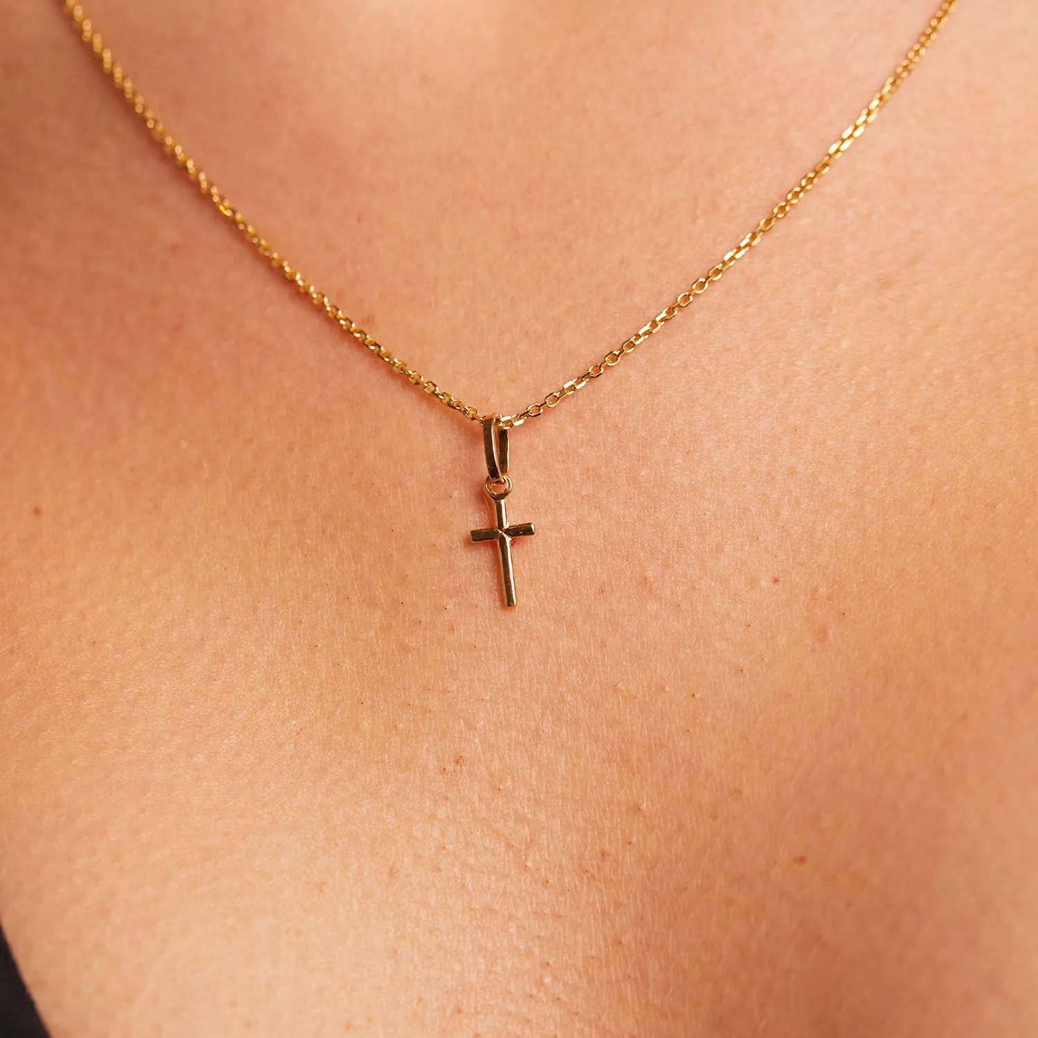 Petite Cross Charm