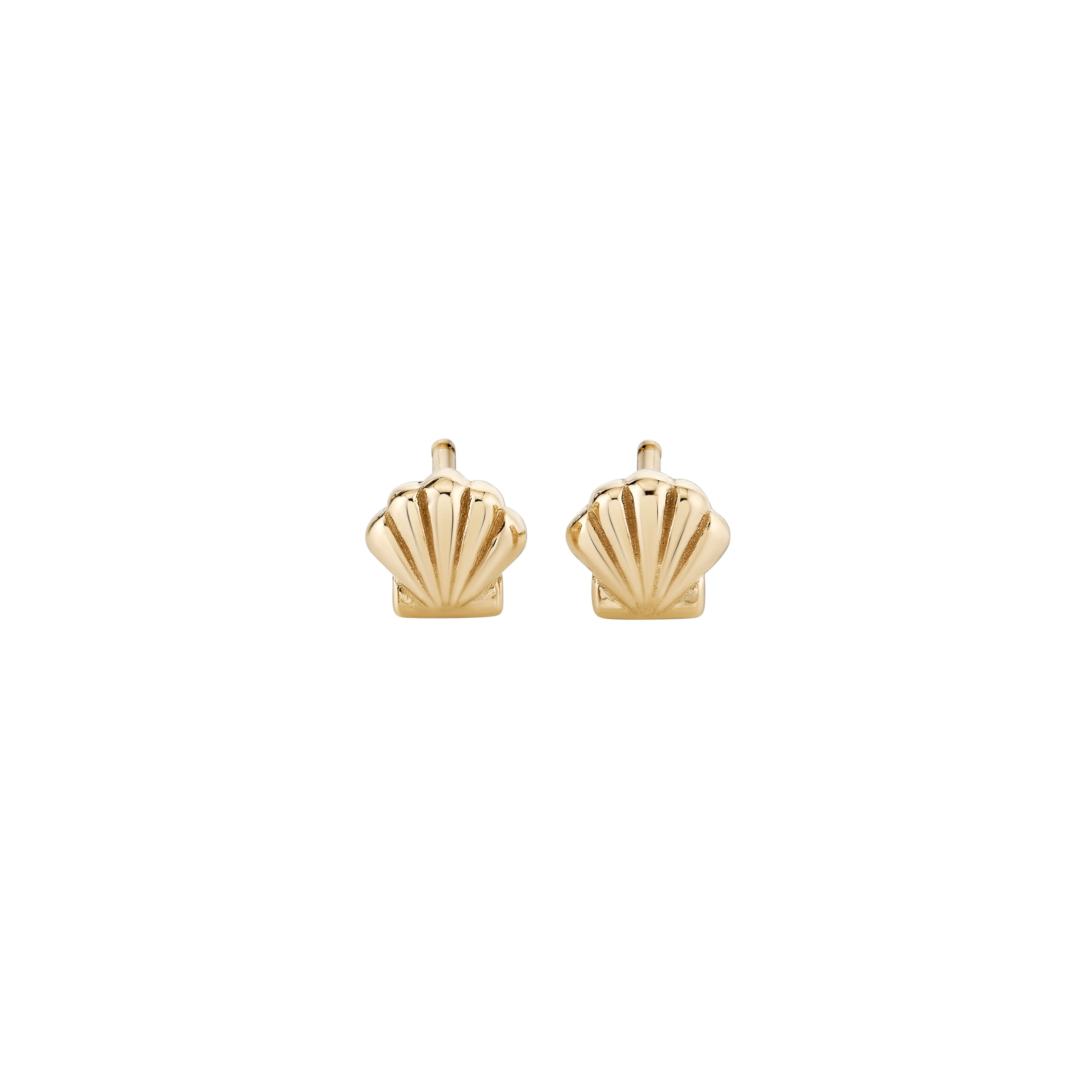 Petite Scallop Shell Studs