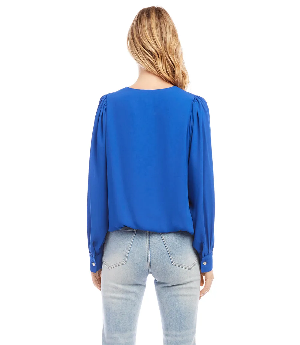 Petite Size Puff Sleeve Top