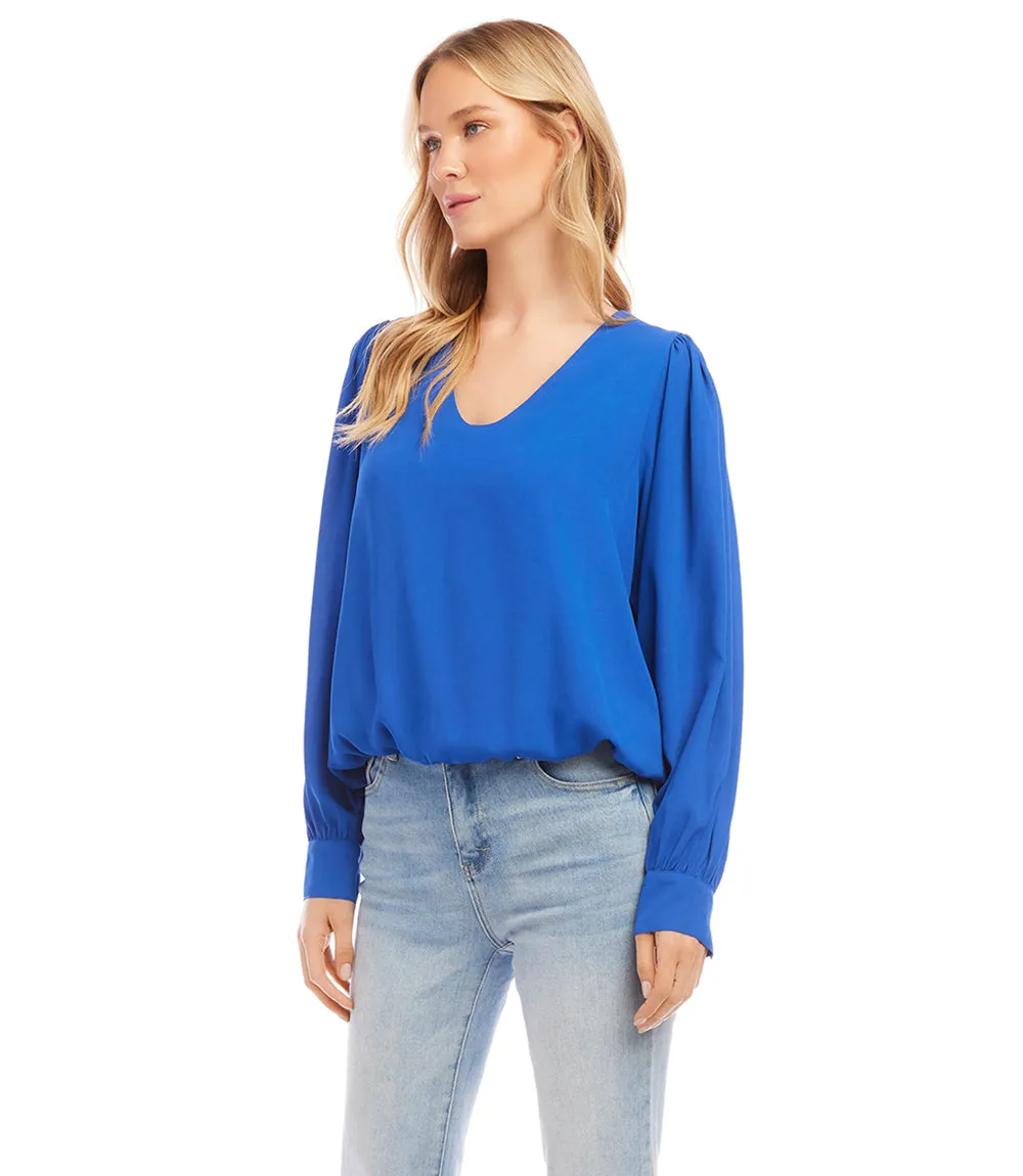 Petite Size Puff Sleeve Top