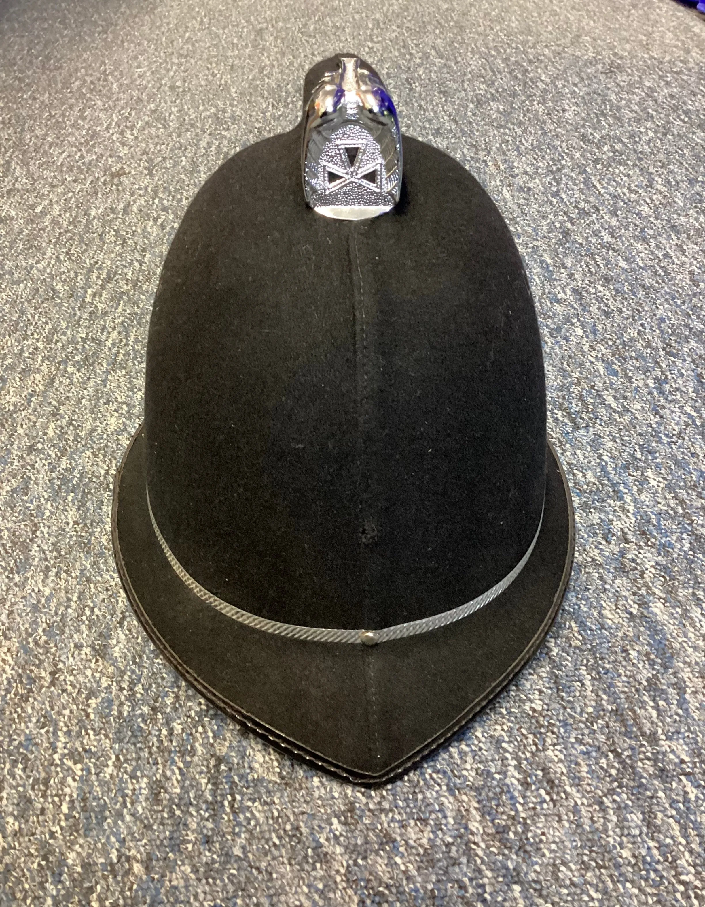 Police Custodian Helmet, Coxcomb Top, EN 397 1995 (Used – Grade A)