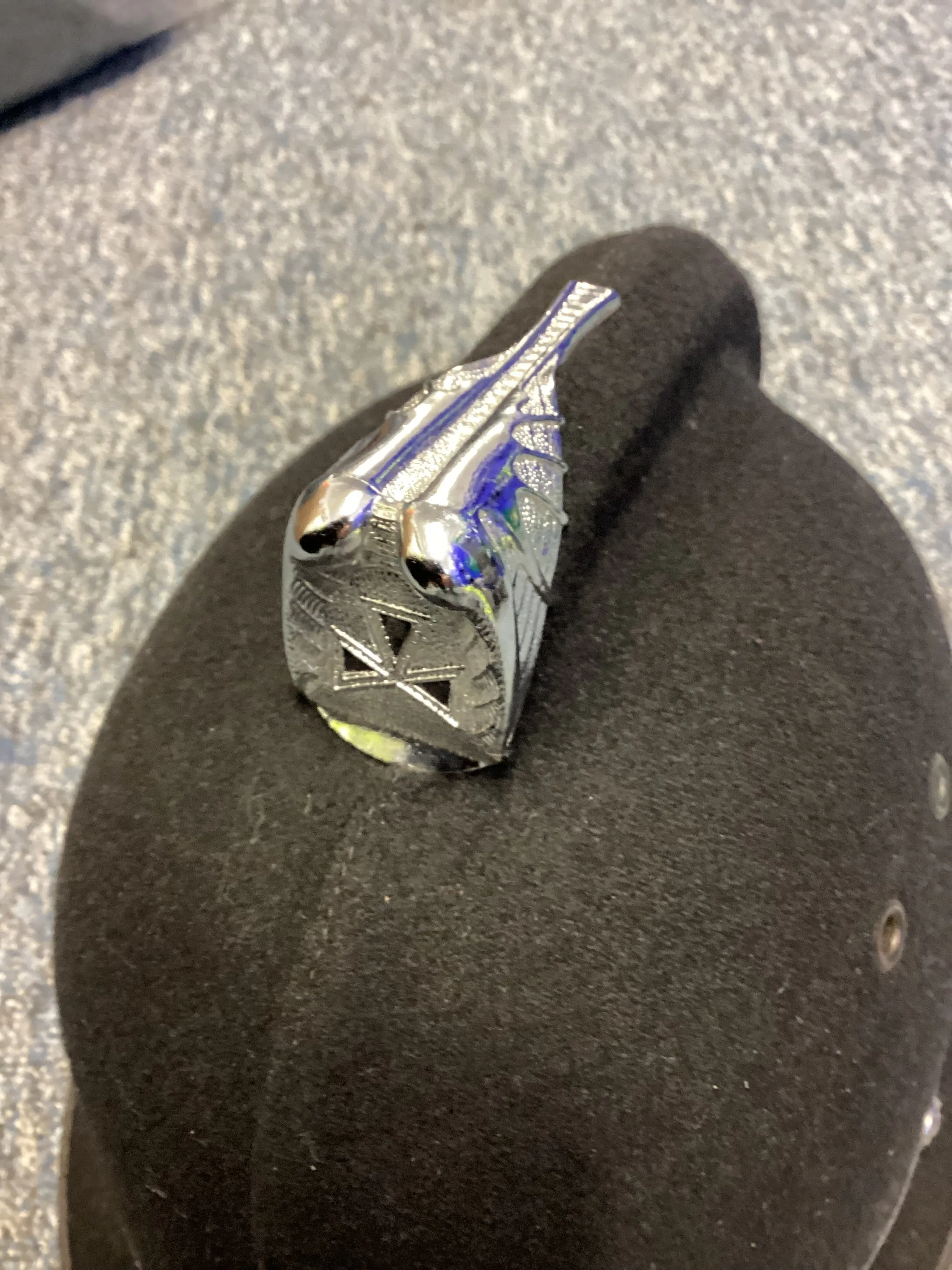 Police Custodian Helmet, Coxcomb Top, EN 397 1995 (Used – Grade A)