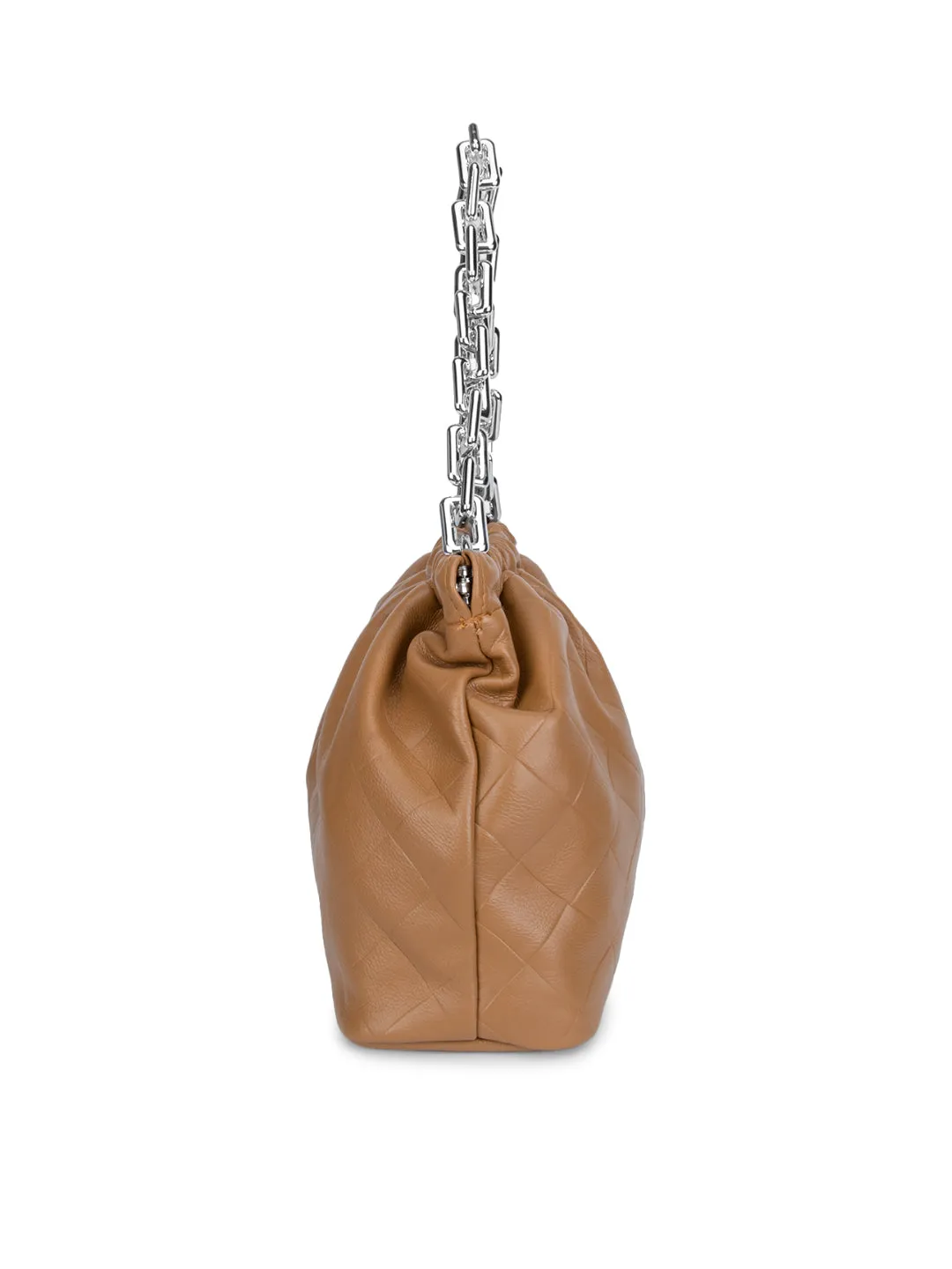 Pouch Bag With Metal Chain